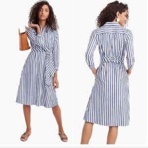JCrew Striped Shirt Dress